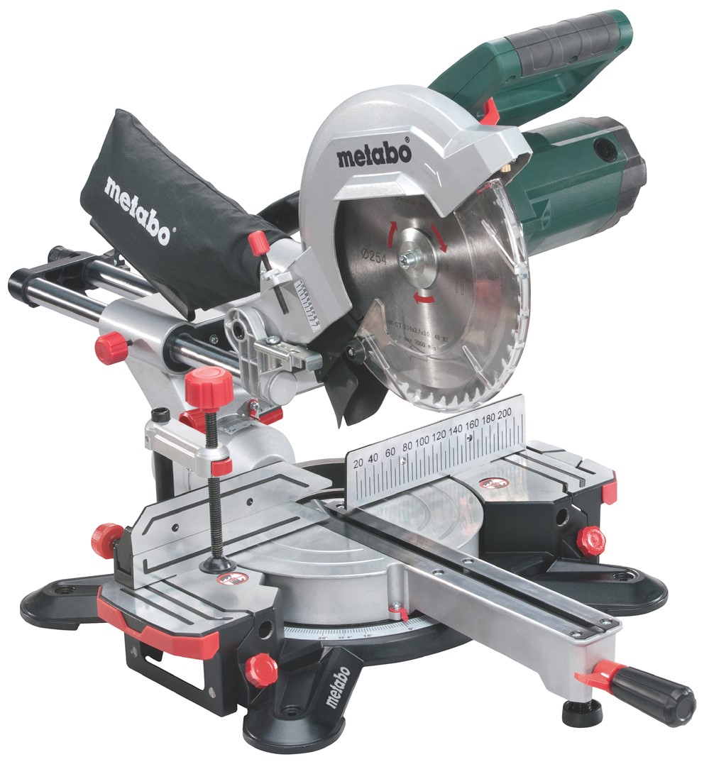 Scie à onglets KGS 254 M avec fonction radiale - METABO