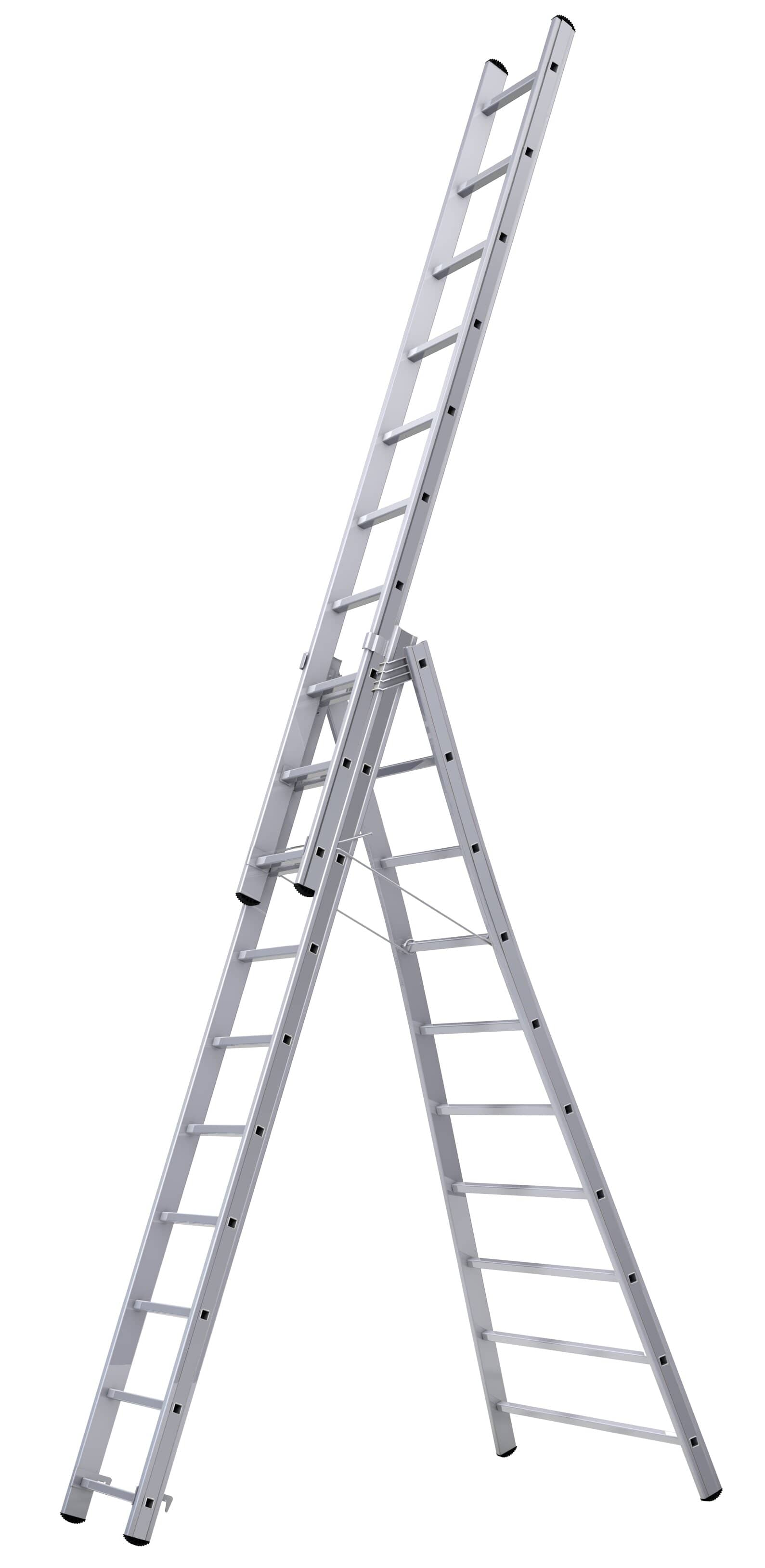 ECHELLE TRANSFORMABLE ALU 3x10 - 2m91/6m84 - ARTUB