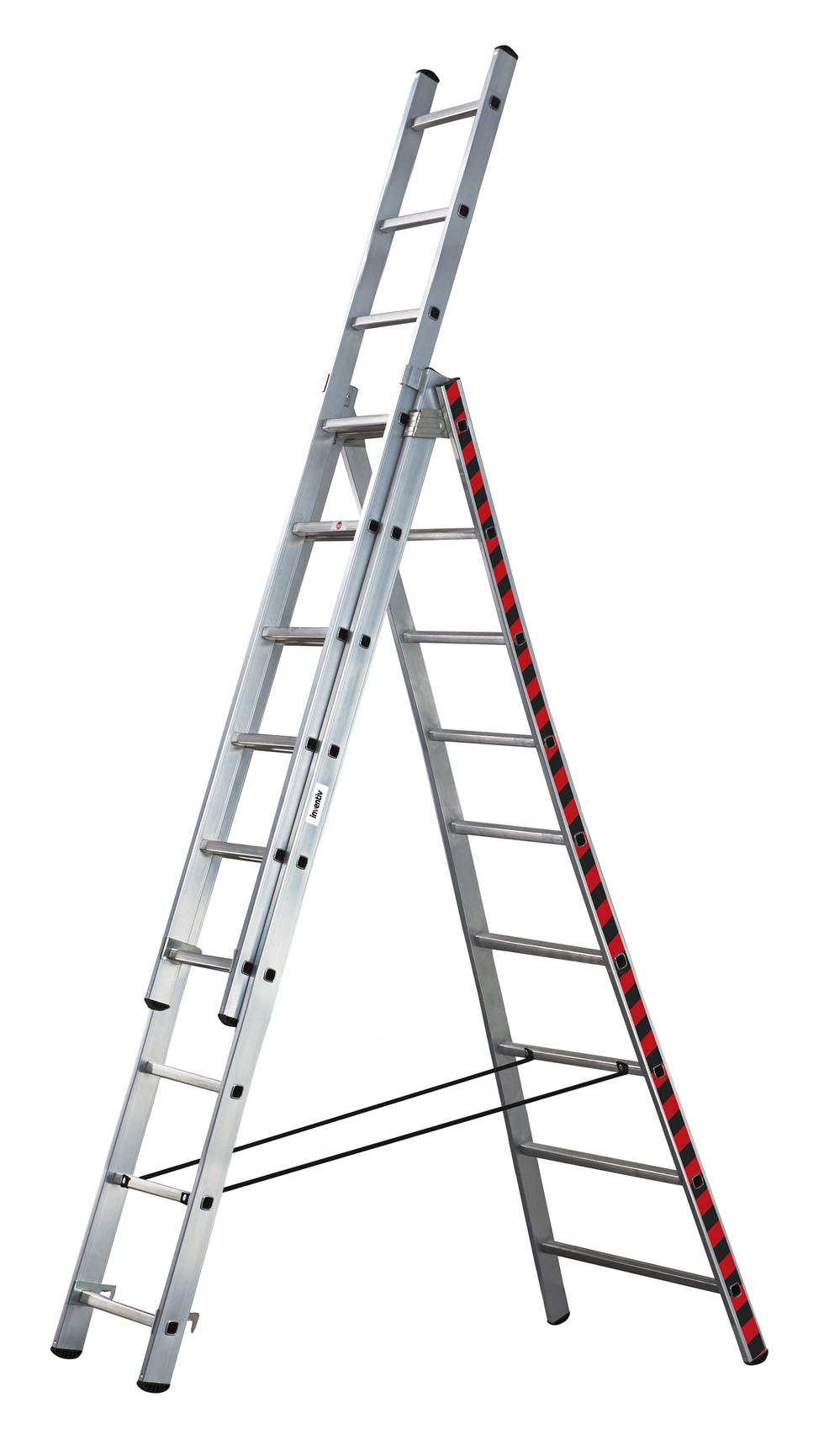 Echelle transformable base évasée 3x9 - 2m56/5m92 - Inventiv