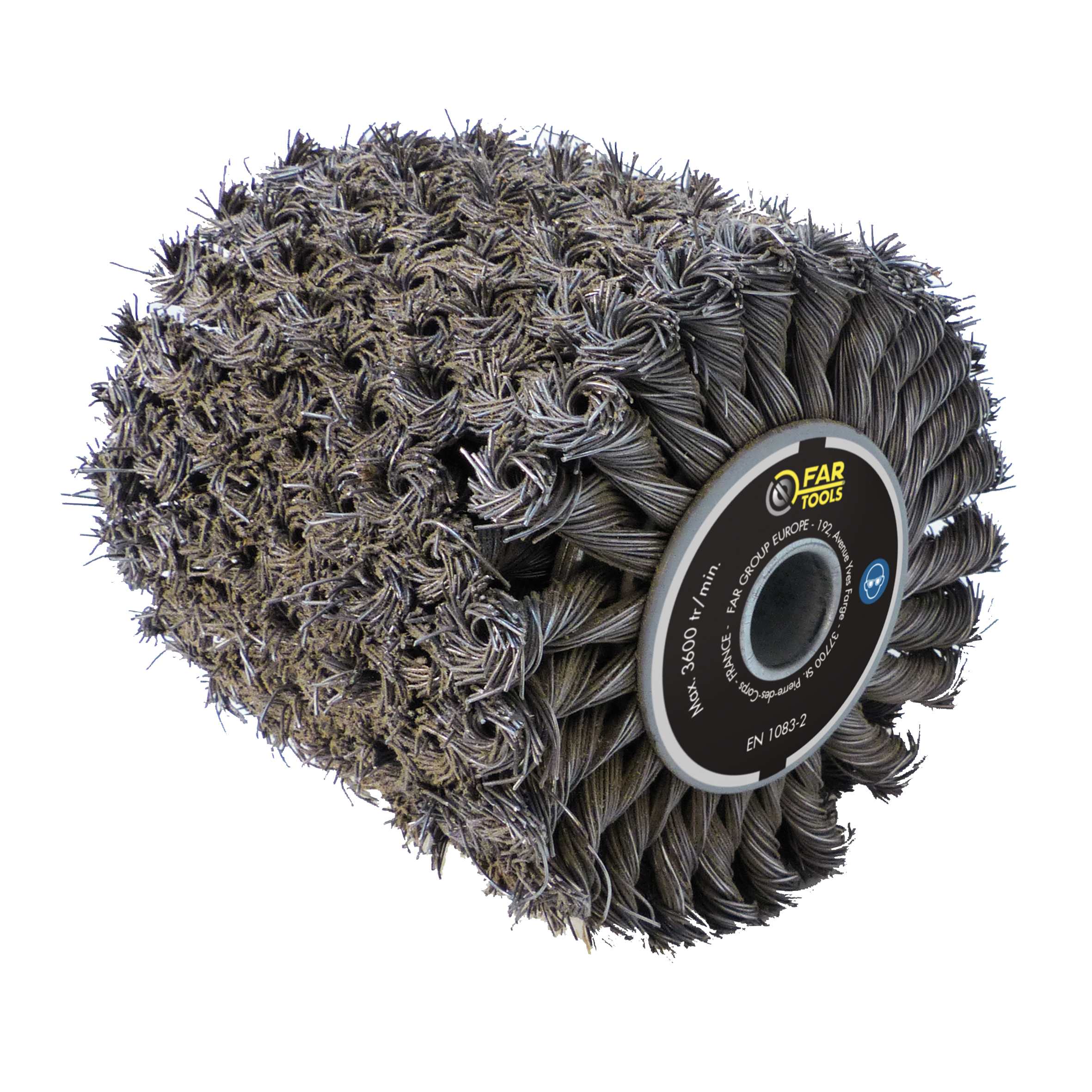 Brosse fibre métal torsadées pour REX120C et XL - FARGROUP