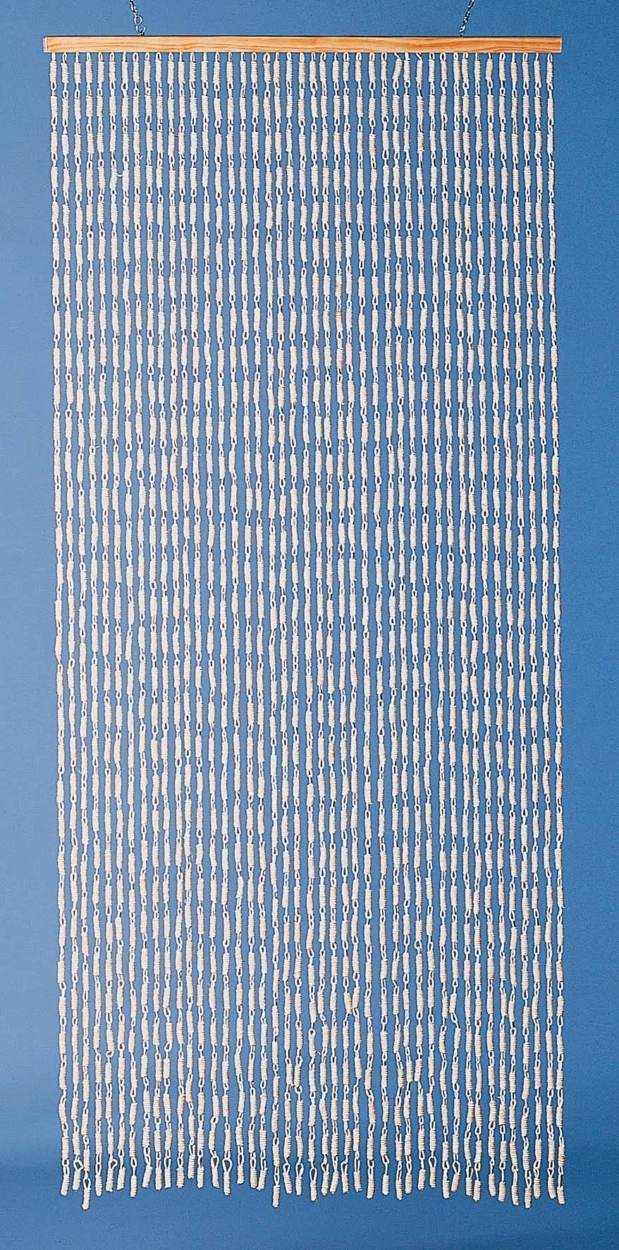 Rideau de porte maïs naturel 90x200cm MOREL