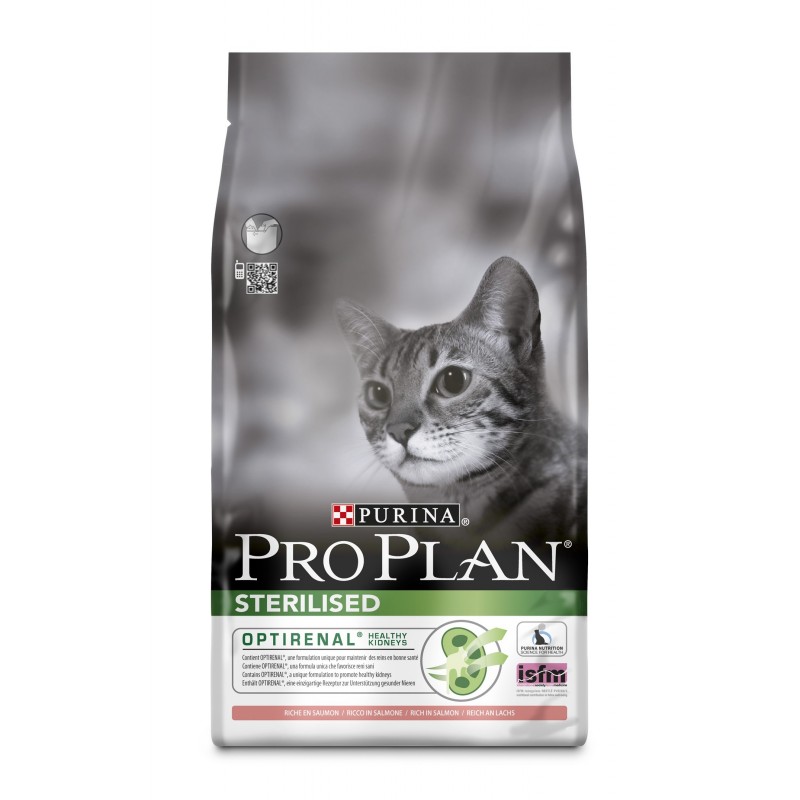 Croquettes chat stérilisé Optirenal saumon 1,5 kg - PRO PLAN