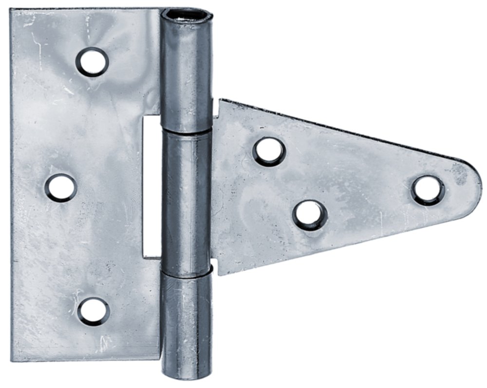 Penture anglaise large + goupille non rivetée Ø6mm 5x7,9cm - ALBERTS