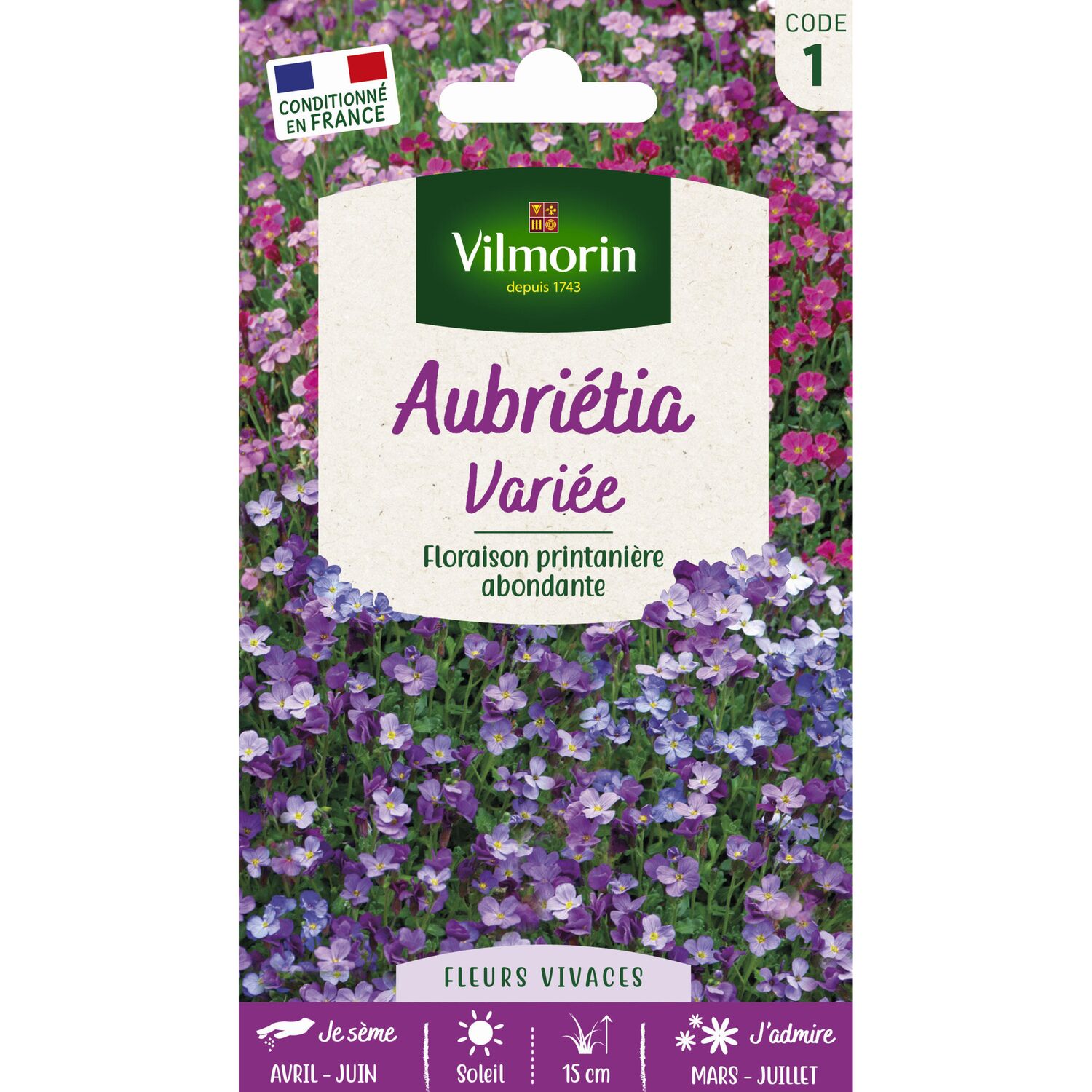 Graines Aubriétia Variée - VILMORIN