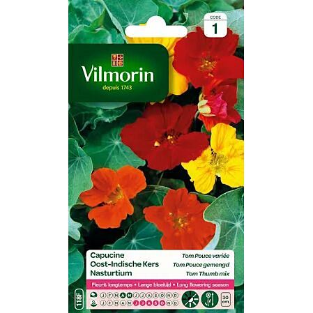 Graines Capucine Tom Pouce en Mélange - VILMORIN