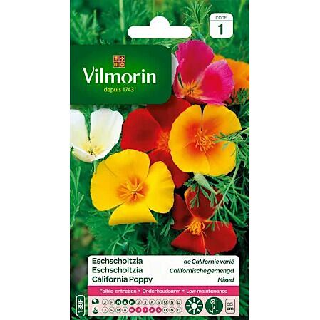 Graines Eschscholtzia de Californie Varié - VILMORIN