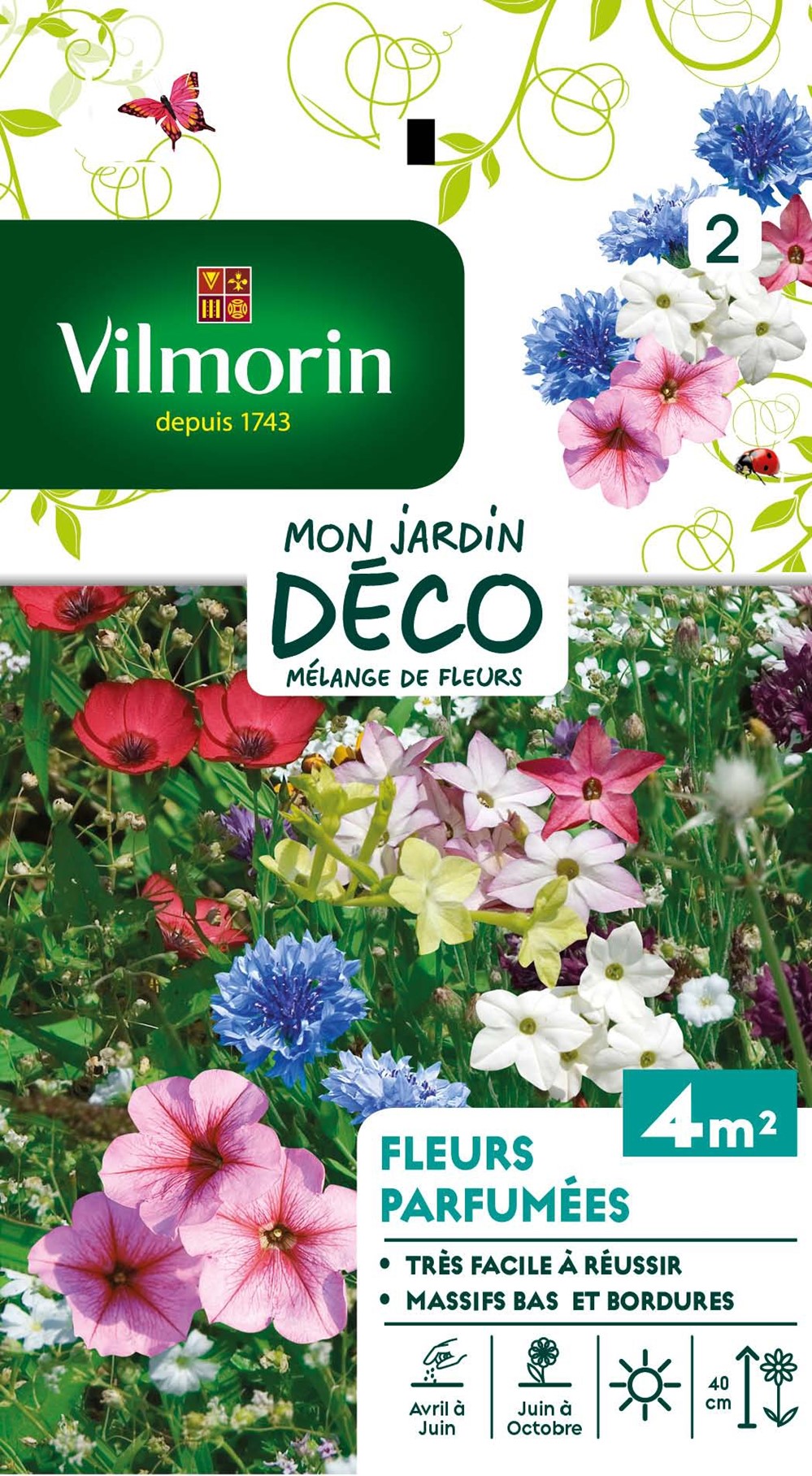 Graines Mélange de Fleurs Parfumées 4m² - VILMORIN