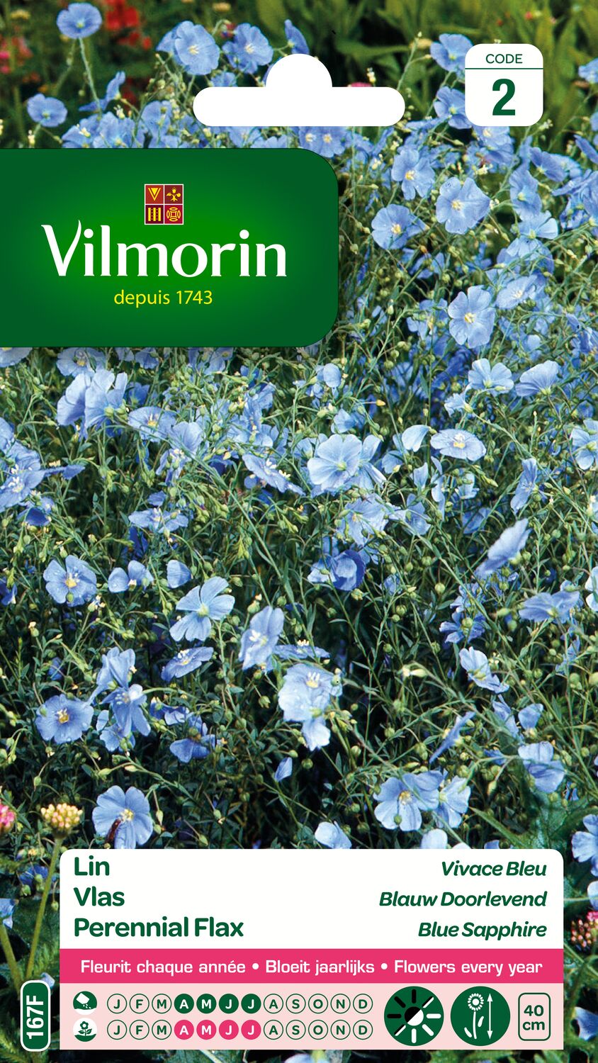 Graines Lin Bleu - VILMORIN