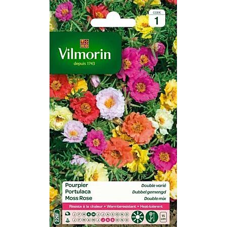 Graines Pourpier Double Varié - VILMORIN