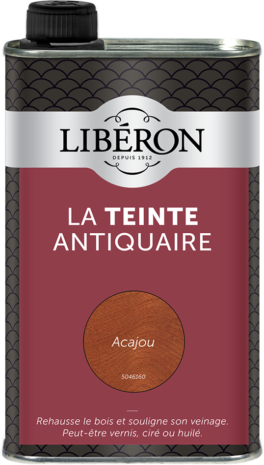 TEINTE ANTIQUAIRE 0.5 L Acajou  LIBERON