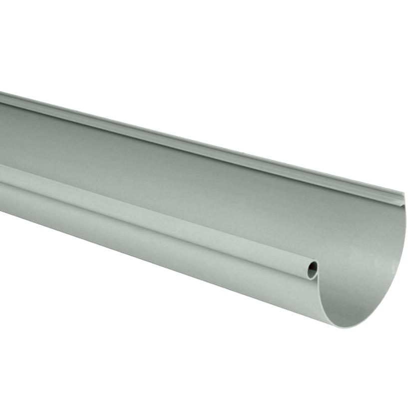 Profilé de gouttière Développement 25cm gris longueur 4 mètres