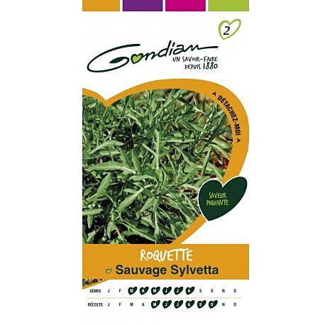 Graines Roquette Sauvage Sylvetta - GONDIAN