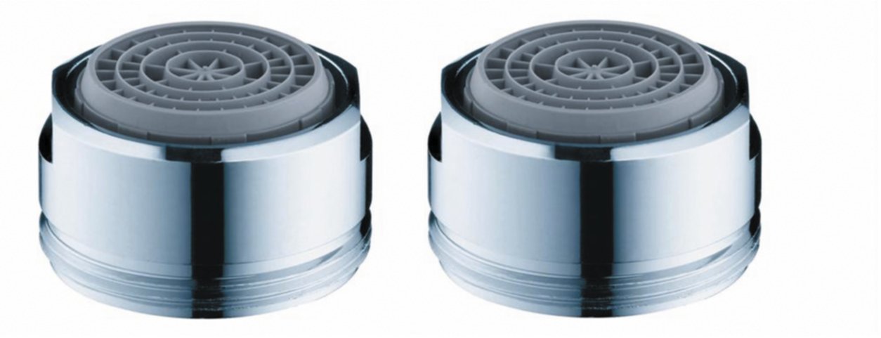 2 mousseurs de robinetterie Soft Jet M24 - HANSGROHE