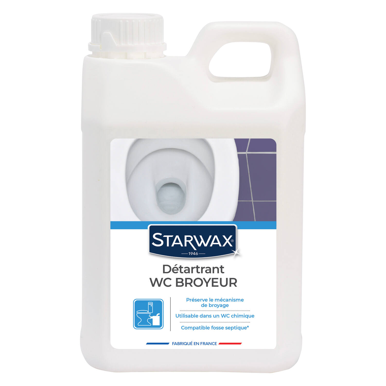Détartrant WC Broyeurs 2L - STARWAX