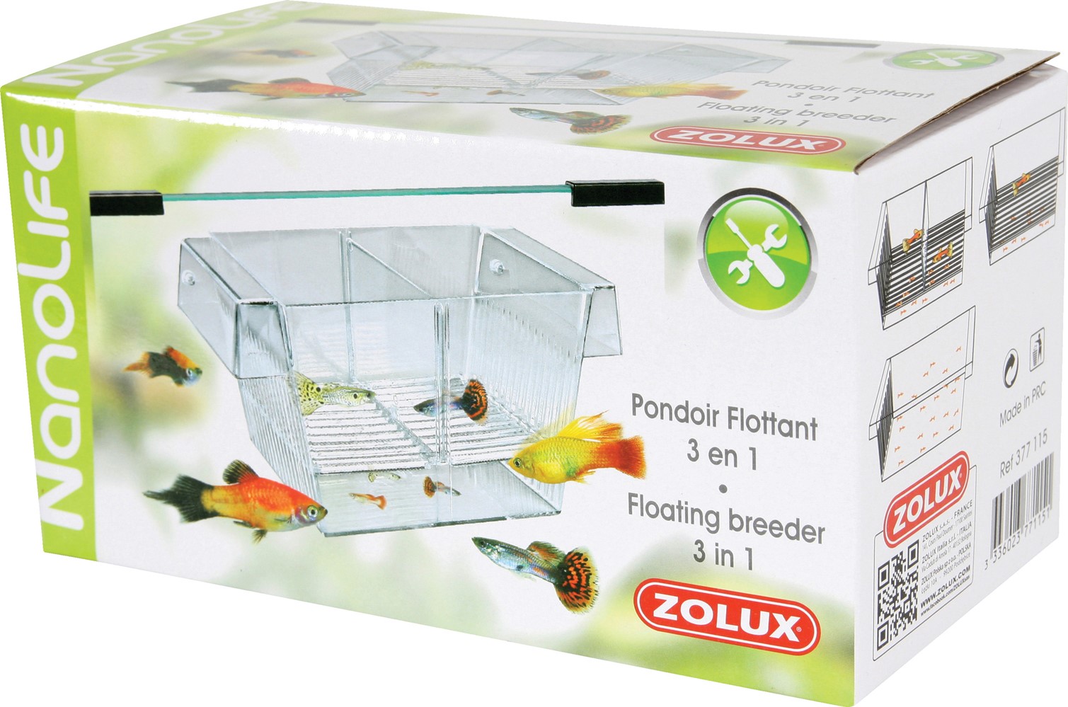 Pondoir Flottant 3 en 1 Aquarium - ZOLUX