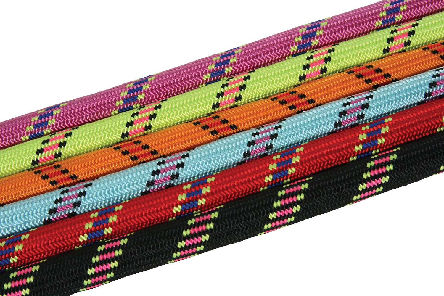 LAISSE CORDE NOIR NYLON 13MM/6M