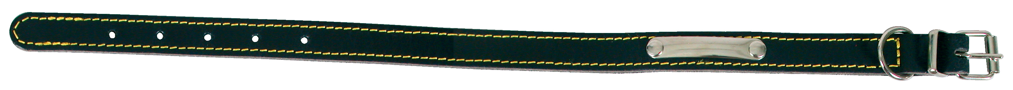 Collier piqué simple noir croute 55cm - ZOLUX