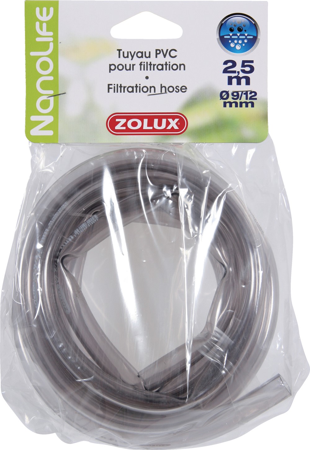 Tuyau Filtration Aquarium Ø9-12mm 2,5m - ZOLUX