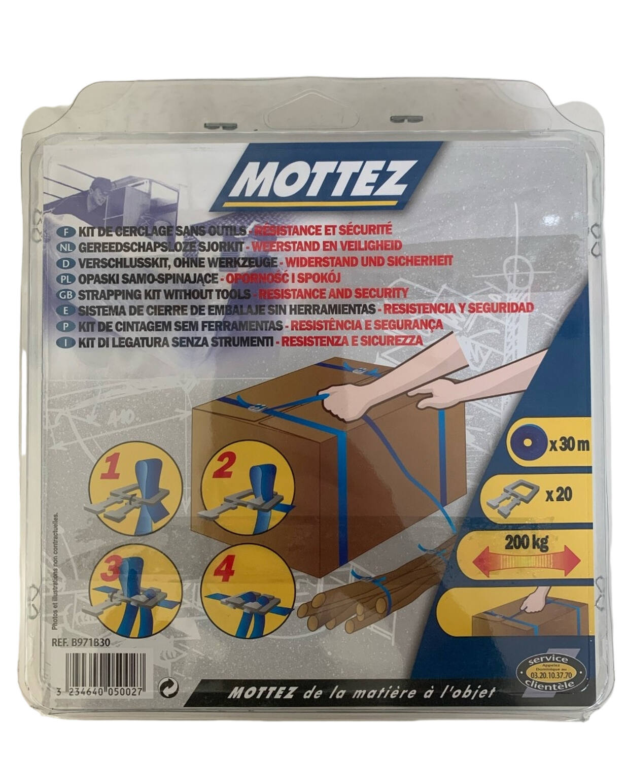 Kit de cerclage pour carton déménagement - MOTTEZ