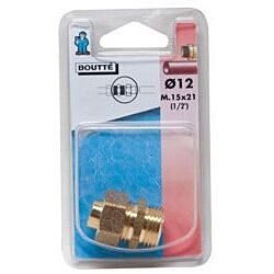 Union fer cuivre 341gcu mâle 15x21 Ø14 - 1115531 - BOUTTE