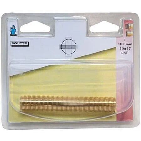 Tube fileté 100mm12x17 - 1124175 - BOUTTE