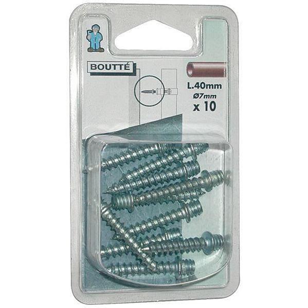 5 pattes à vis 7X80mm - 1314484 - BOUTTE