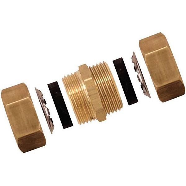 Raccord instantané laiton égal Ø14 15x21 - 1118242 - BOUTTE
