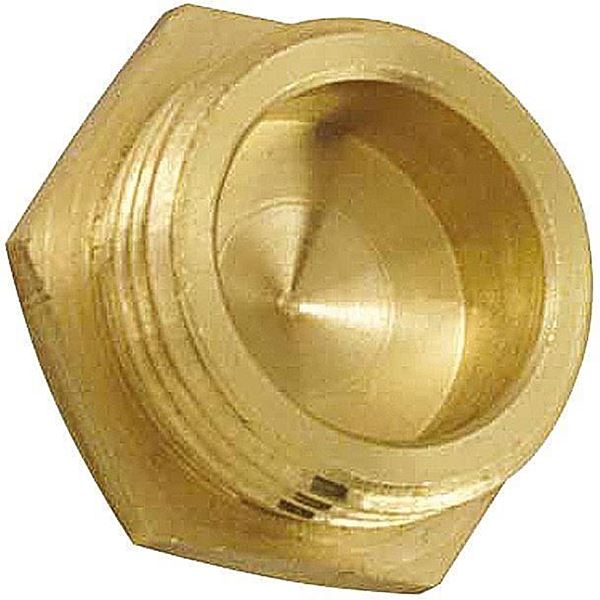 Bouchon laiton mâle 15x21 chrome - 6112214 - BOUTTE