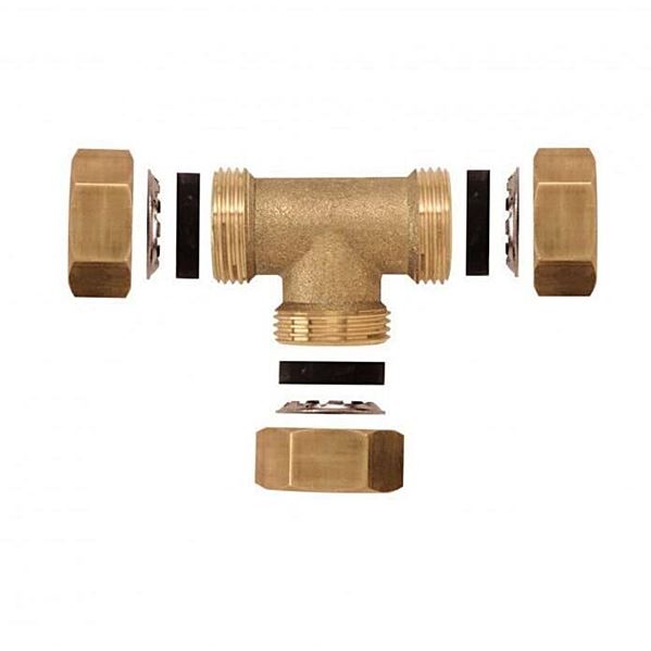 Té instantané laiton Ø14 15x21 - 1118396 - BOUTTE