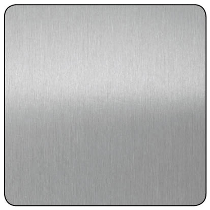 Tôle alu ano argent brossé 250x500 - CQFD
