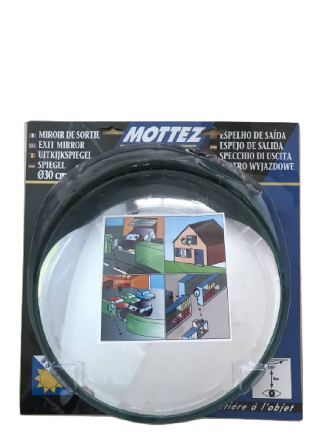 Miroir de sortie ø30cm - MOTTEZ