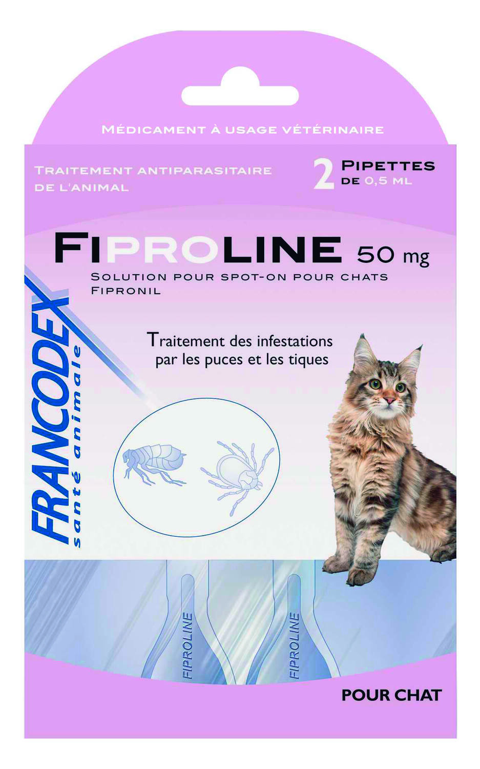 Pipette Fipromédic chat x 2