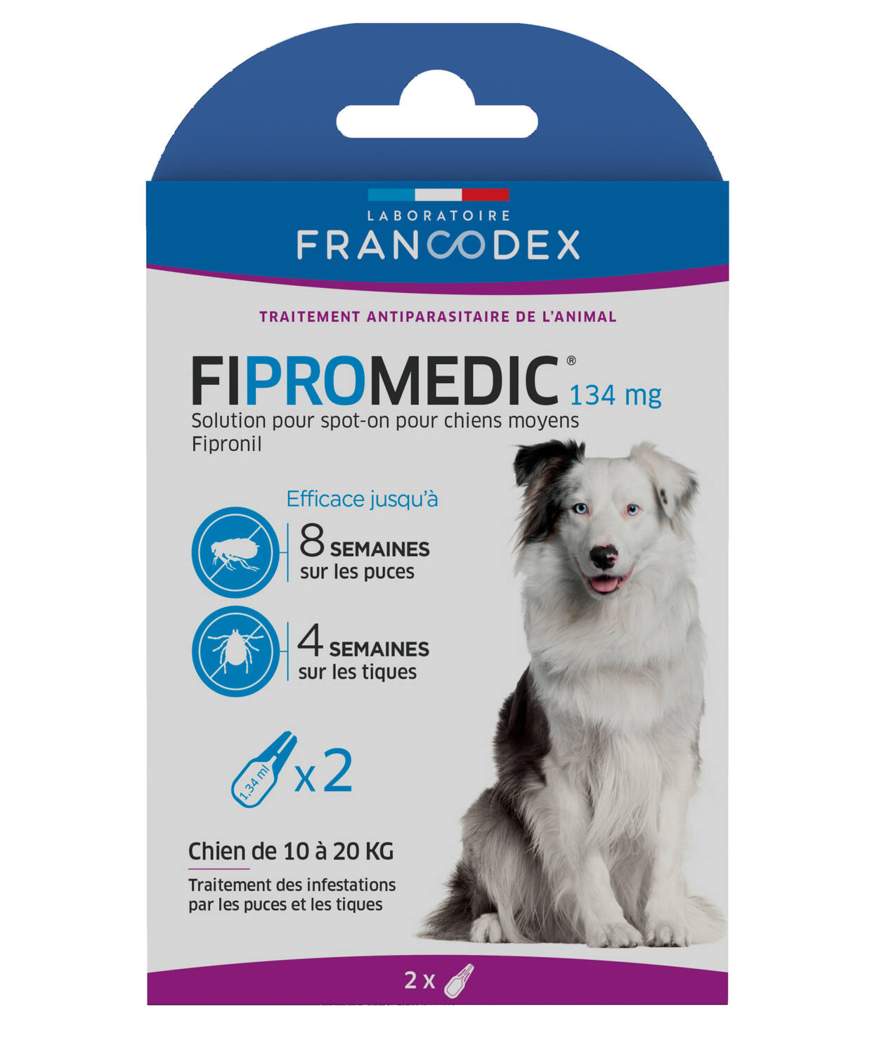 Pipette Fipromédic chien x 2