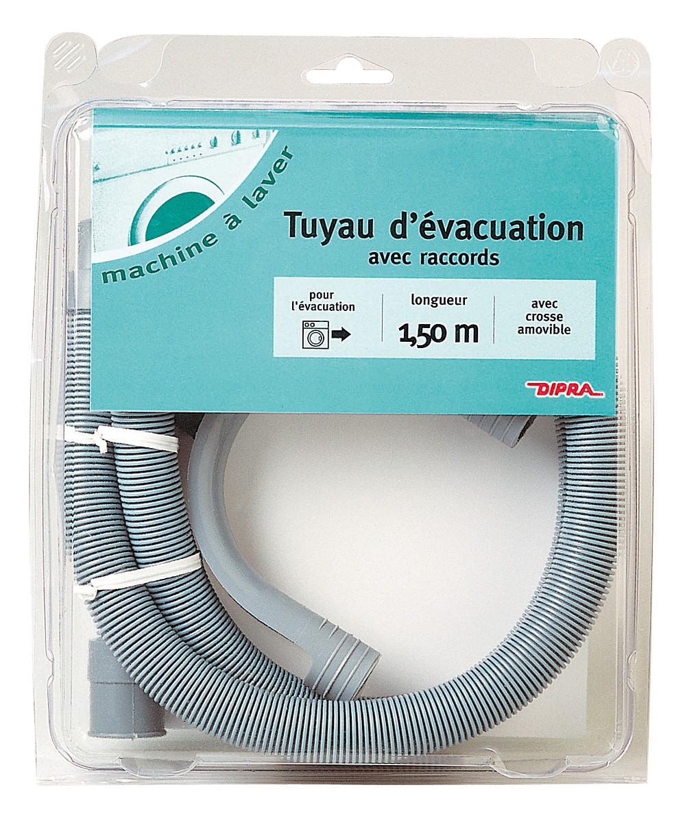 Tuyau évacuation Ø18-2,50 m crosse