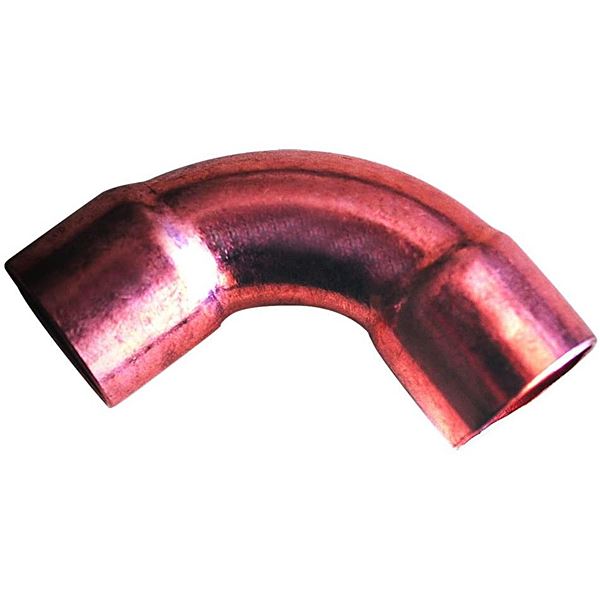 Courbe cuivre à souder 90° grand rayon femelle Ø12 3119834 - BOUTTE