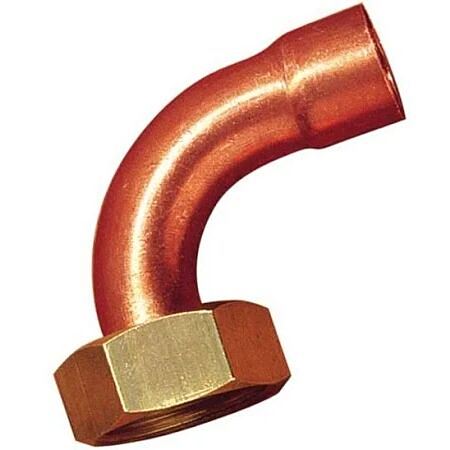 Raccord coude écrou prisonnier 12x17 Ø12 - 3122780 - BOUTTE
