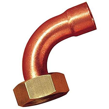 Raccord à emboiture Coude laiton femelle 20x27 Ø16 3122704 - BOUTTE