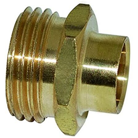 Mamelon Laiton Fer Cuivre 243gcu mâle 15x21 Ø16 3112620 - BOUTTE