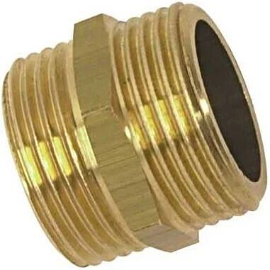 Mamelon laiton double mâle 26x34 - 2111396 - BOUTTE