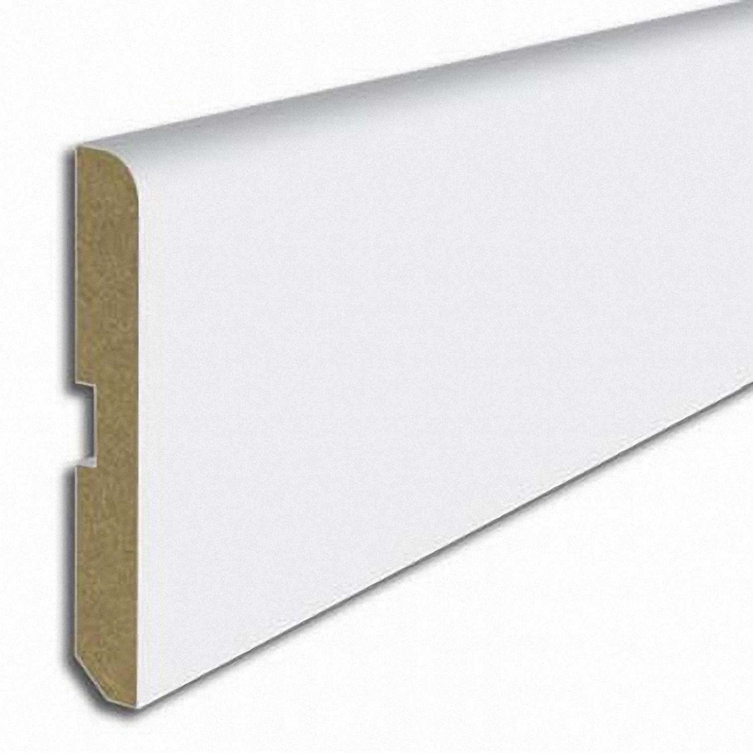 Plinthe MDF Revêtu Alu 8x70mm