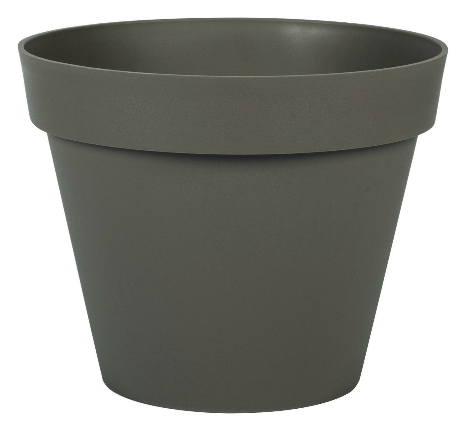 Pot Toscane rond ⌀ 30 cm taupe - EDA
