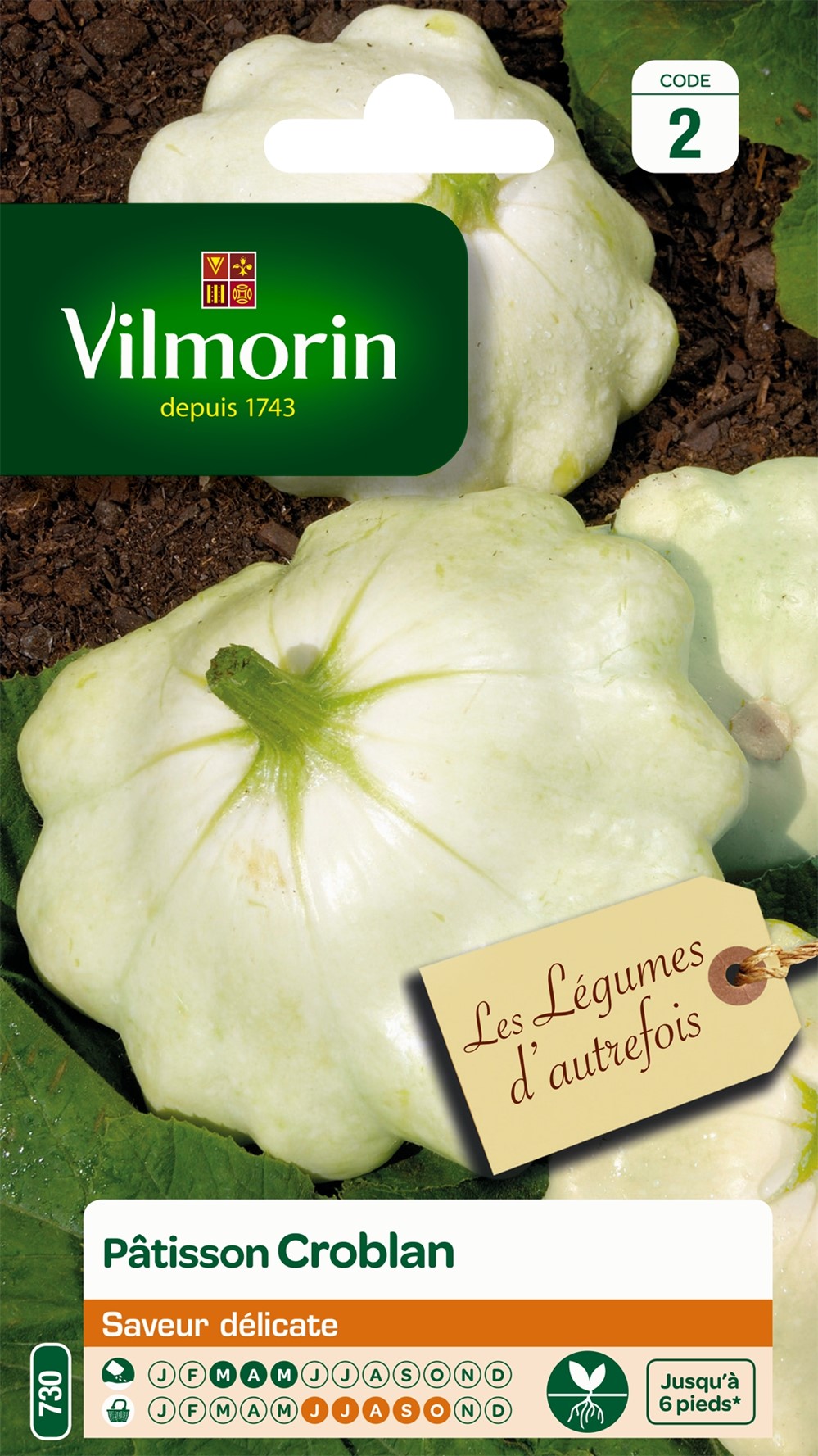 Graines Pâtisson Croblan - VILMORIN