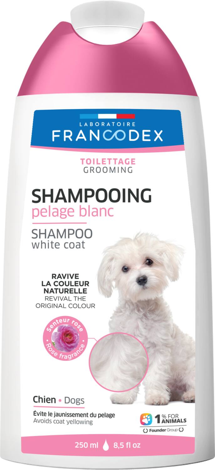 Shampooing chien pelage blanc 250ml