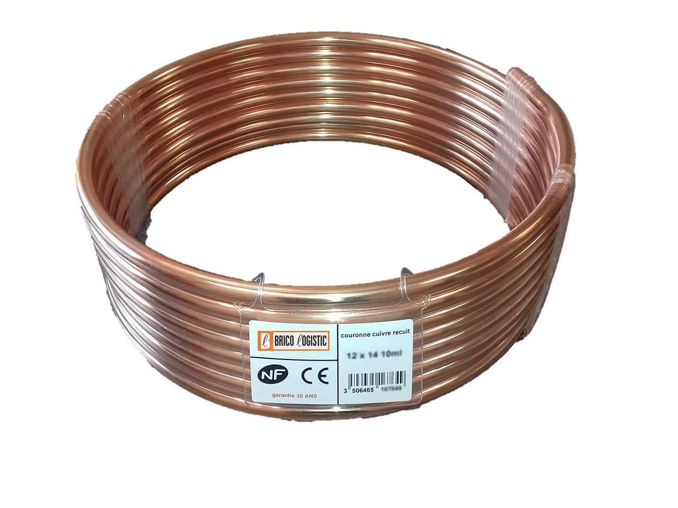 Tube cuivre couronne recuit D.16 5M