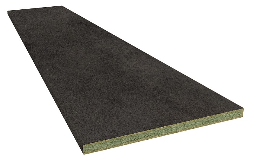 Plan de Travail Stratifié HPL Dark 205x64,5x3,8cm - SUP BOIS