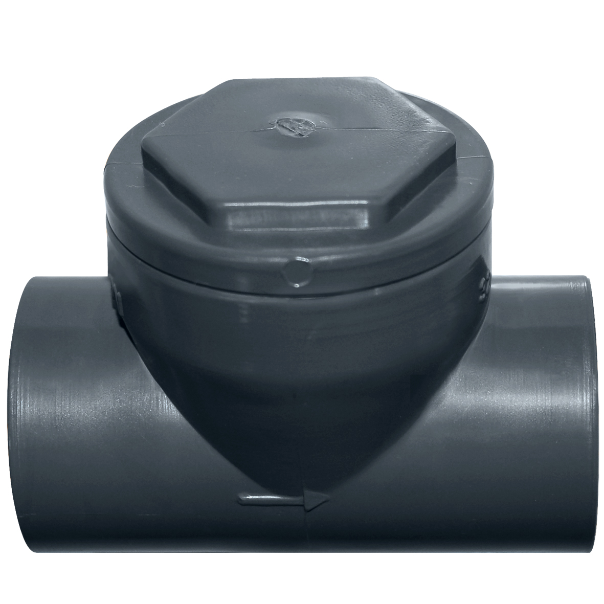 CLAPET RETENU PVC A BATTANT D40