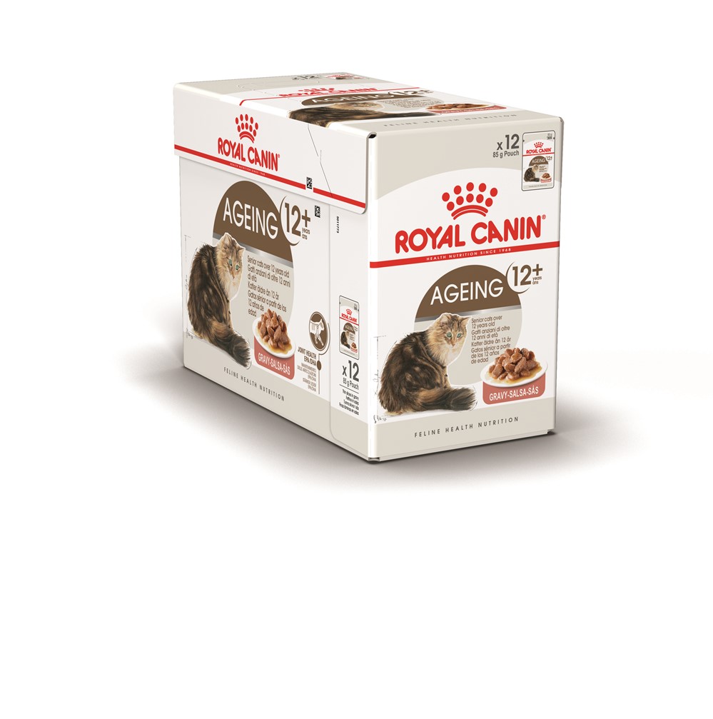 Pâtées chat ageing 12+ sauce 12x85g - ROYAL CANIN