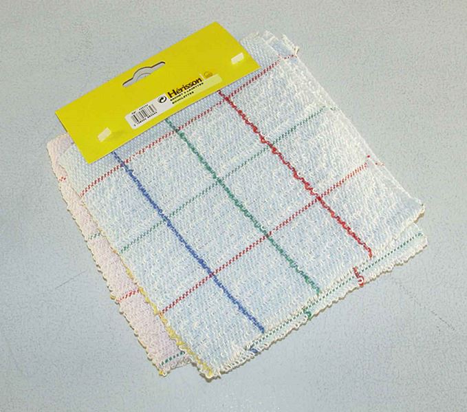 2 lavettes bouclées 33 x 55 cm Mélange textile