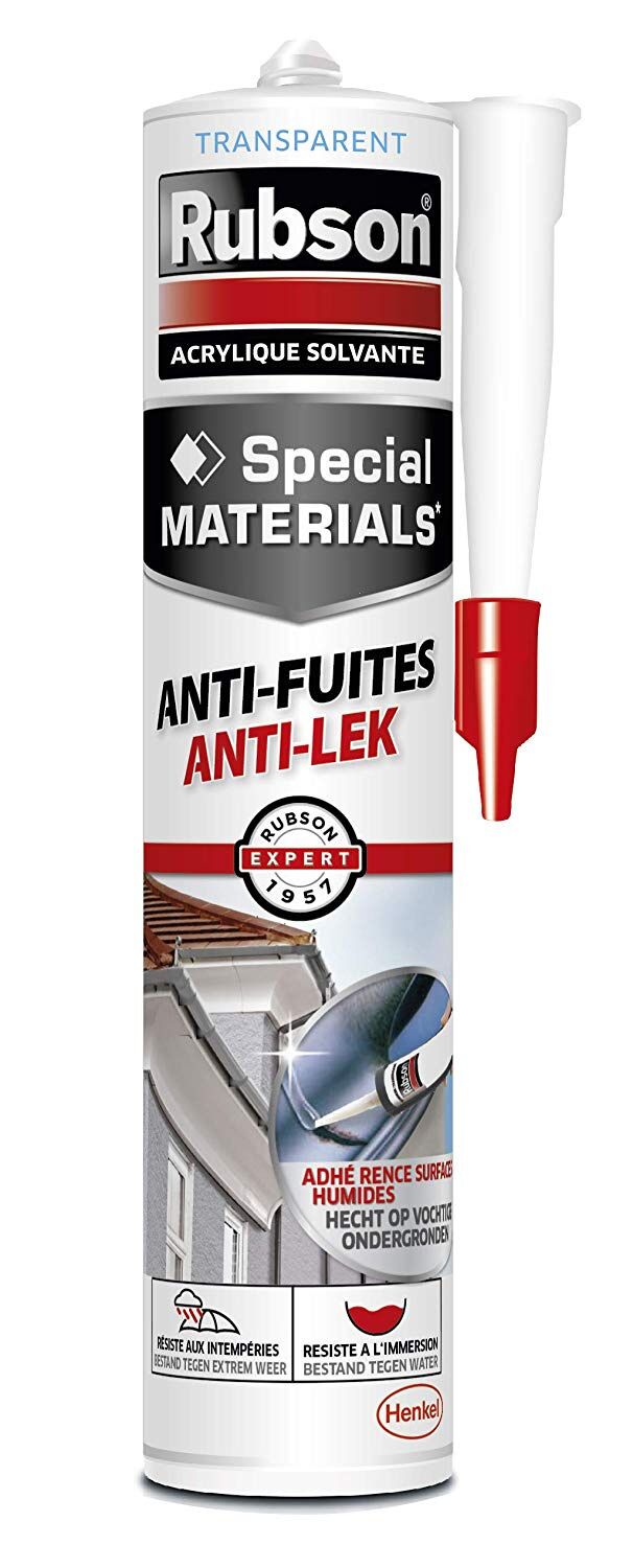 Mastic Anti-Fuites 280 mL transparent - RUBSON