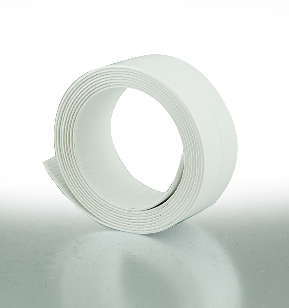 Profilé d'étanchéité adhésif blanc 41 mm x 2,4 m